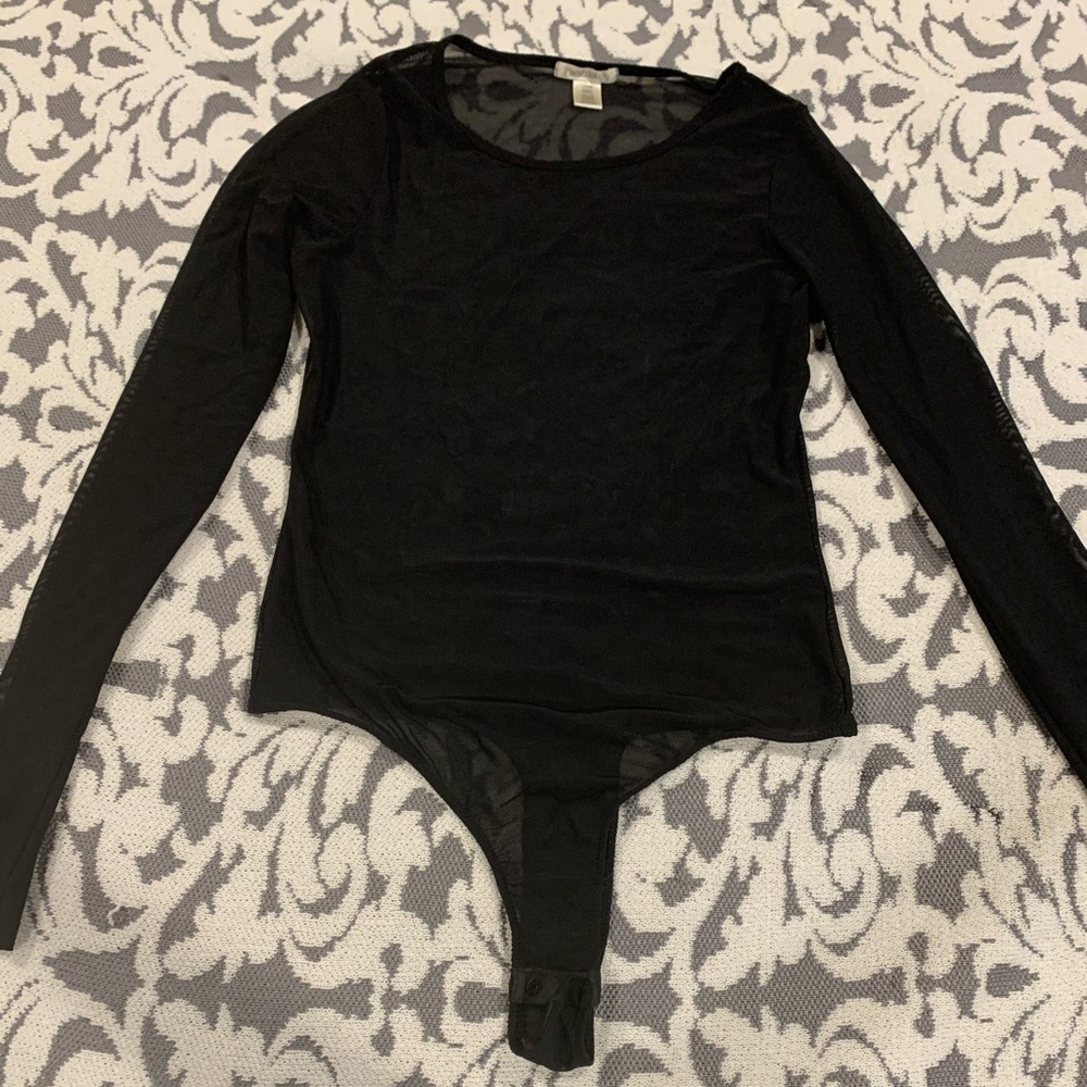 Mesh Black Bodysuit